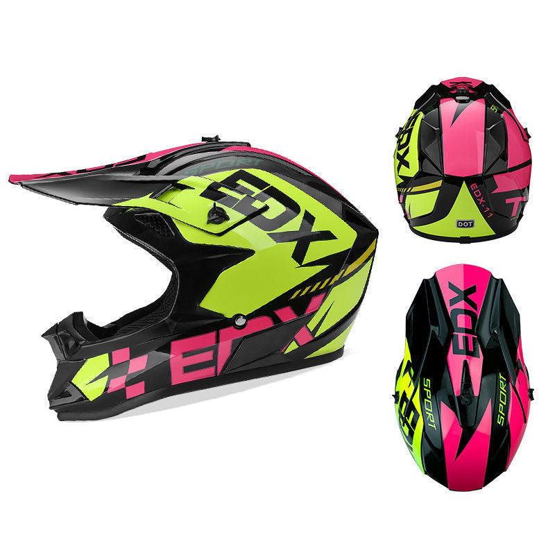 Motocross Helmet for Motorcycle Et Capacete de moto moto helmet combo