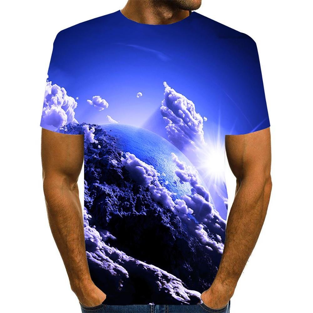 Short Sleeve Men Round Neck T Shirt