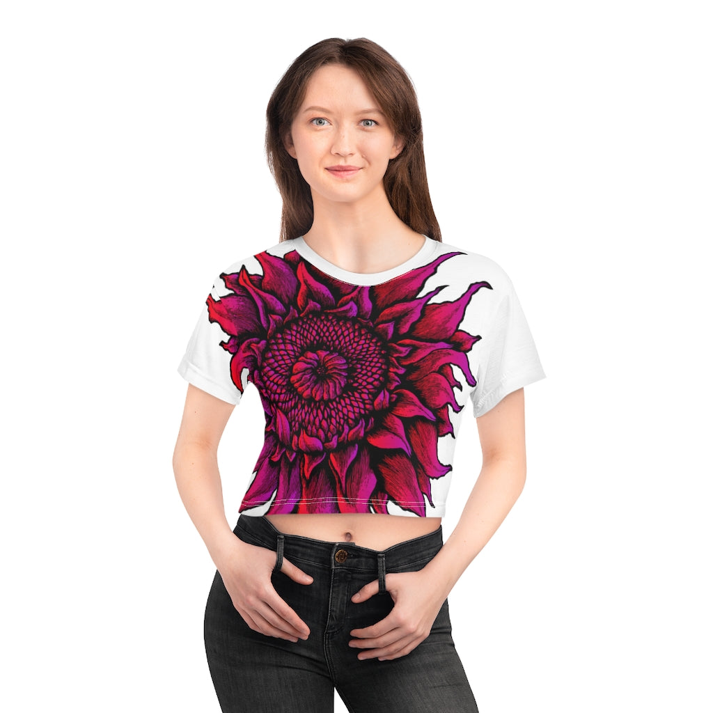 AOP Crop Tee